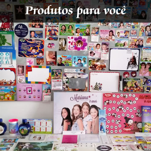 Produtos personalizados para você.